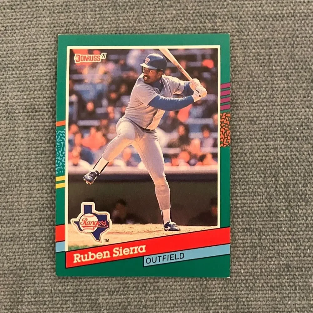 1991 Donruss Texas Rangers Baseball Card Trading Card